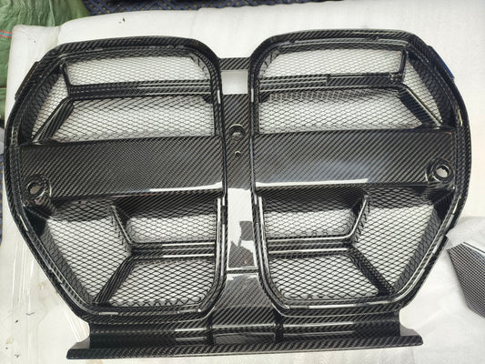 Racello Carbon CSL Style Frontgrill mit Insektennetz für BMW G80 G81 G82 G83 M3 M4