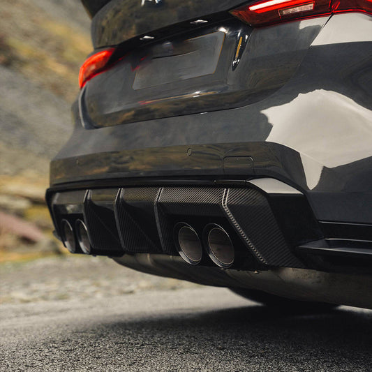 BMW G80 G81 M3 & G82 G83 M4 Pre-Preg Carbon Fibre OEM Style Rear Diffuser (2021+)