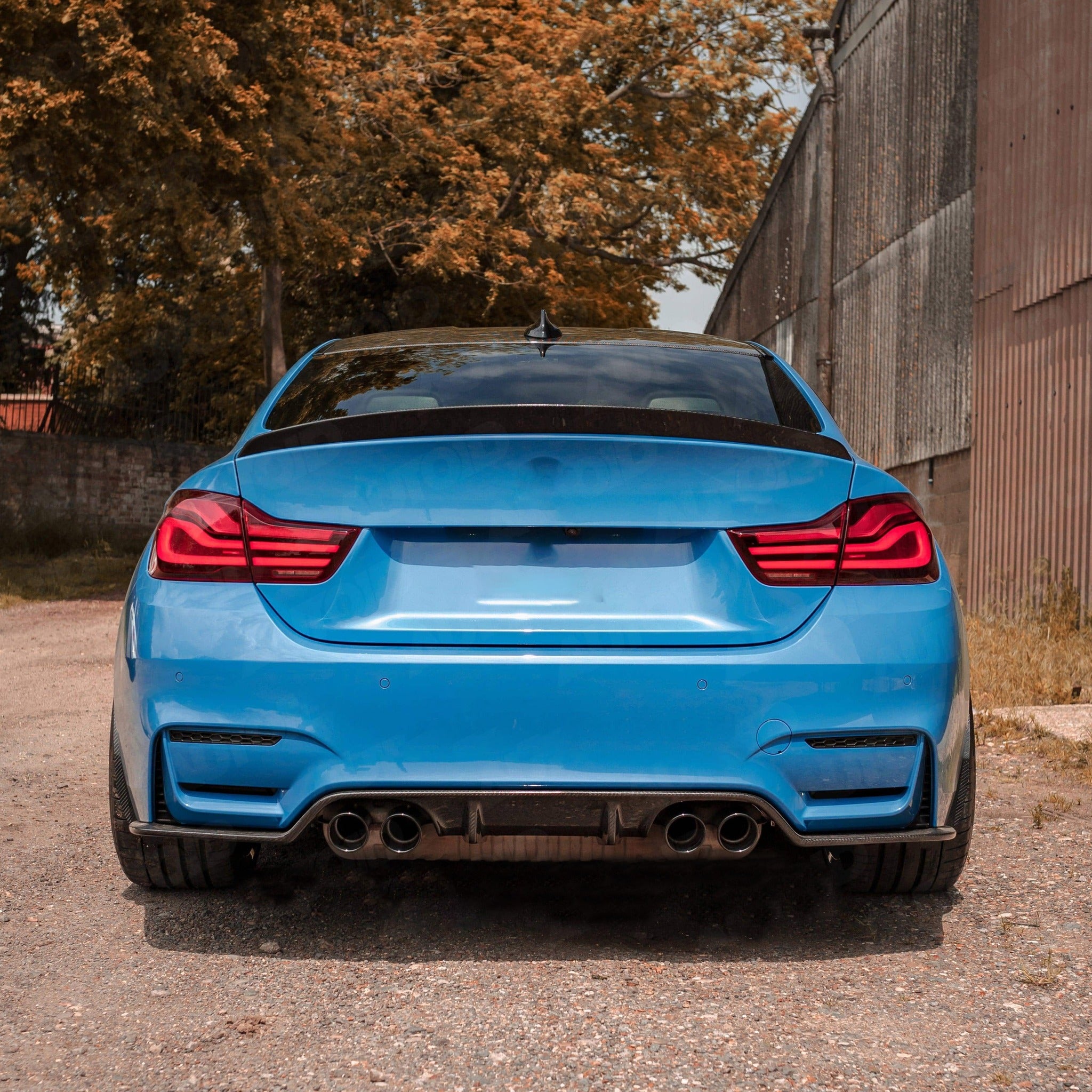 Racello Carbon 3D Style Rear Diffusor Bumper Lip für BMW F80 F82 F83 M3 M4