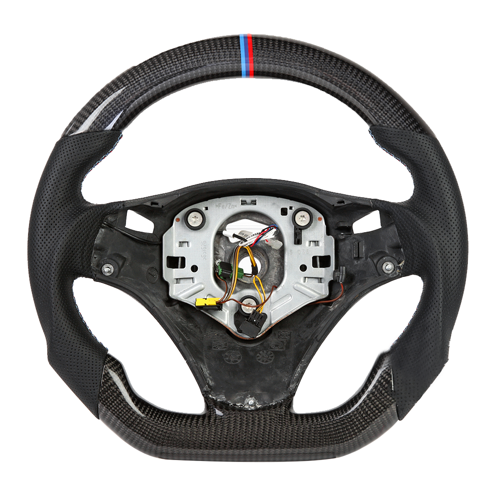 Racello R2Z6 Carbon Lenkrad mit Schaltwippen-Aussparungen für BMW 1er 3er X1