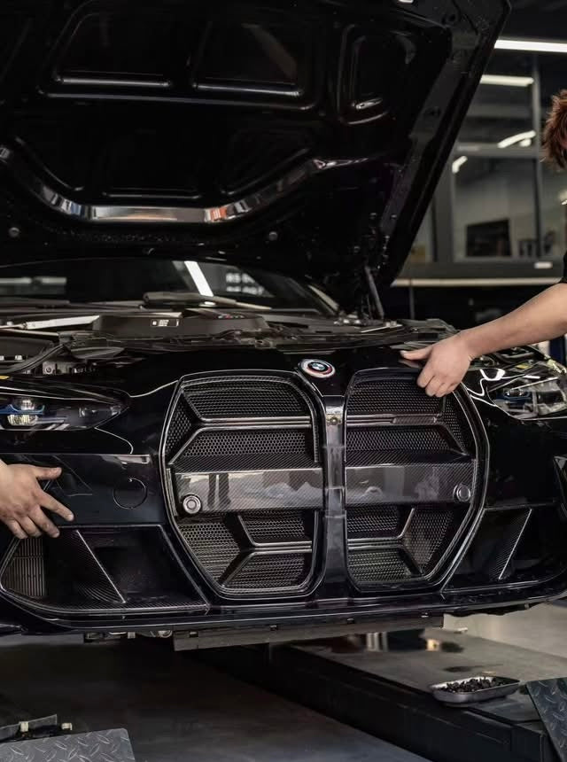 Racello Carbon CSL Style Frontgrill mit Insektennetz für BMW G80 G81 G82 G83 M3 M4